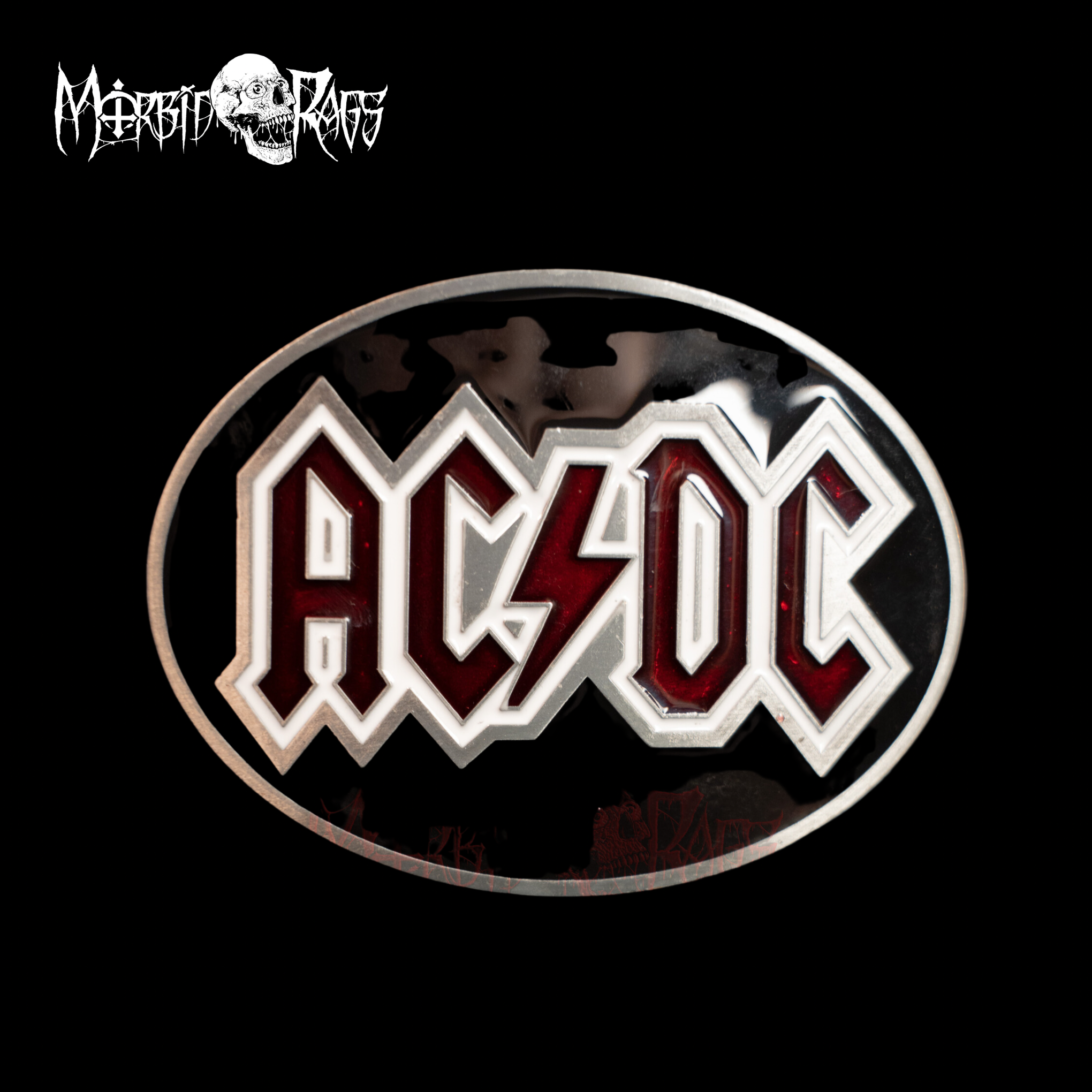 AC/DC Oval Belt Buckle – Morbid Rags