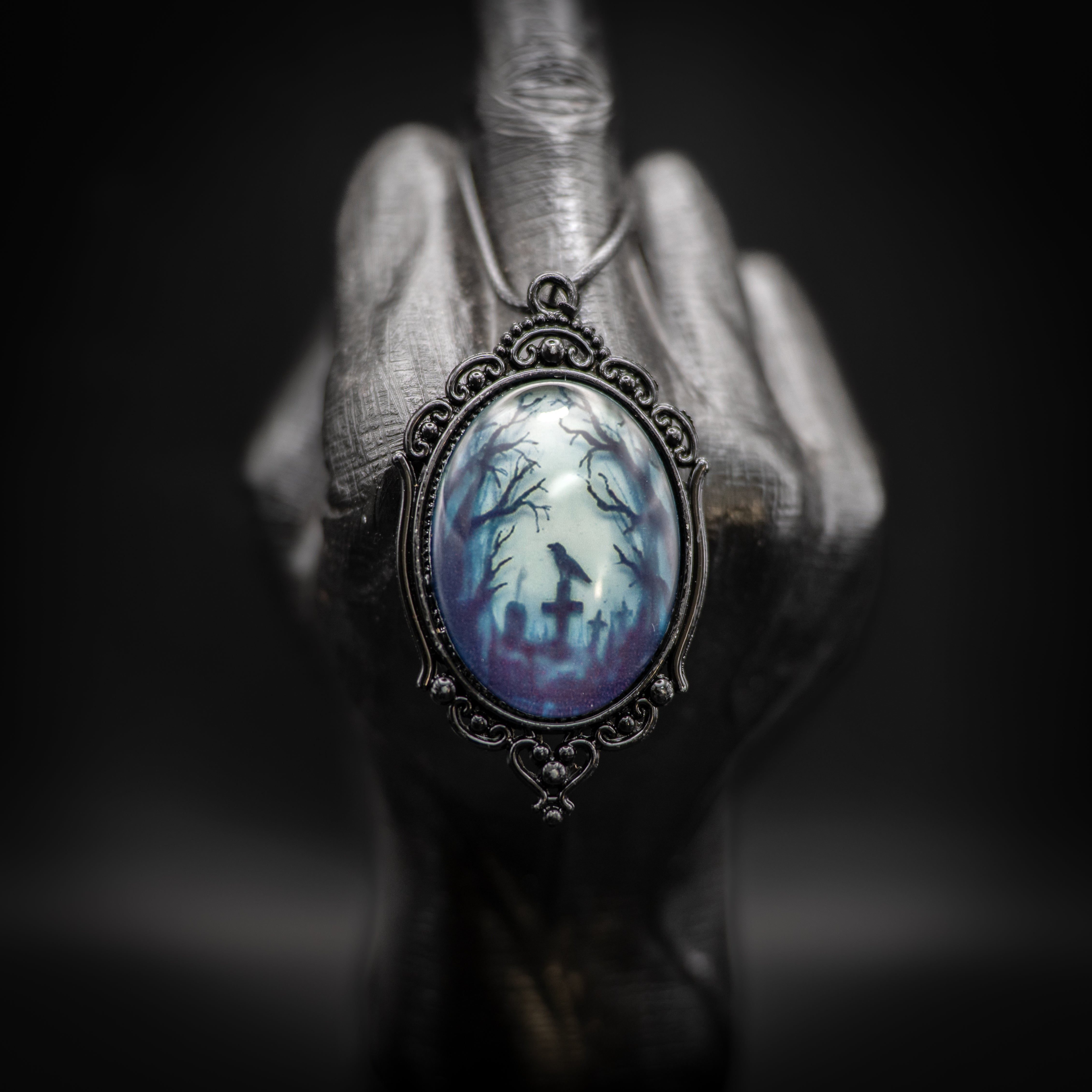 AradiaCrowNecklaceFront