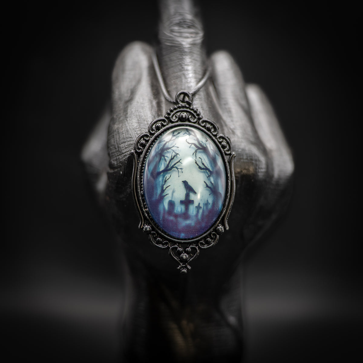 AradiaCrowNecklaceFront