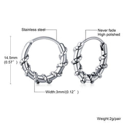 Baldwin Barb Earring Measurement | Morbid Rags