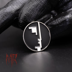 Bauhaus Logo Pin Front