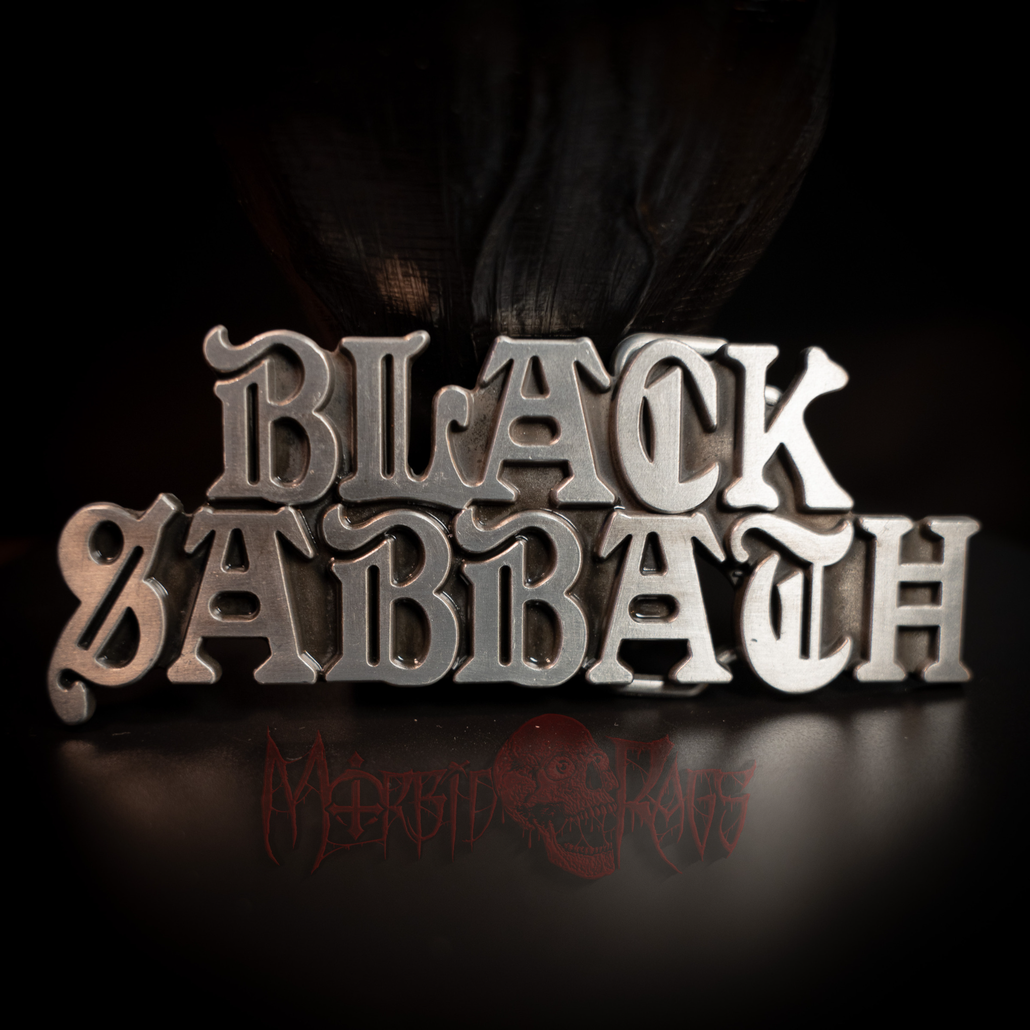 Black sabbath cheap belt buckle
