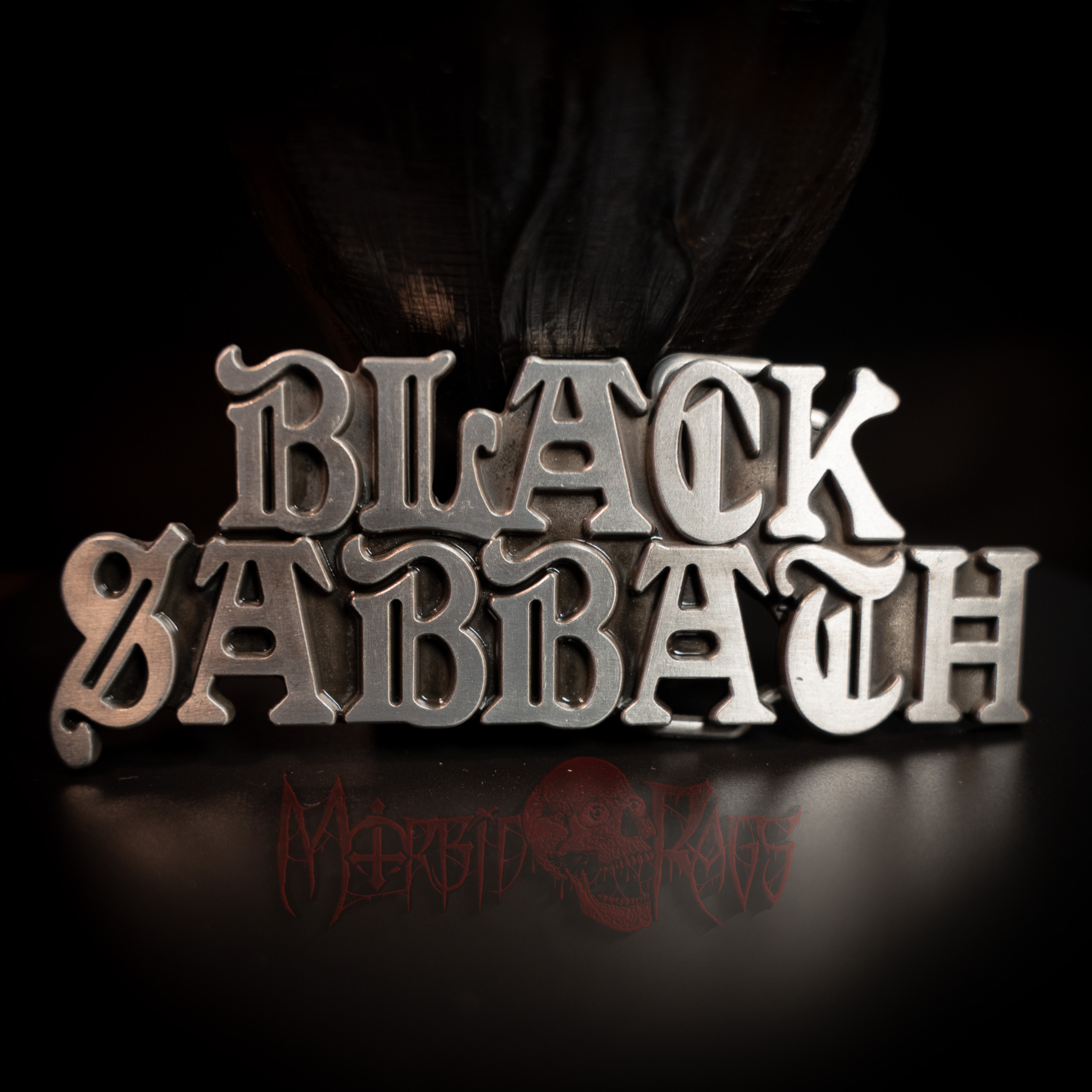 Black Sabbath Belt Buckle Front 2