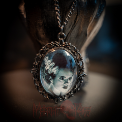 Bride of Frankenstein Necklace Front