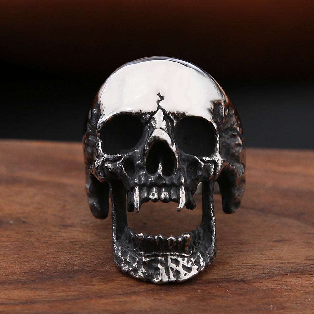 Cadmus Vampire Skull Ring | Morbid Rags