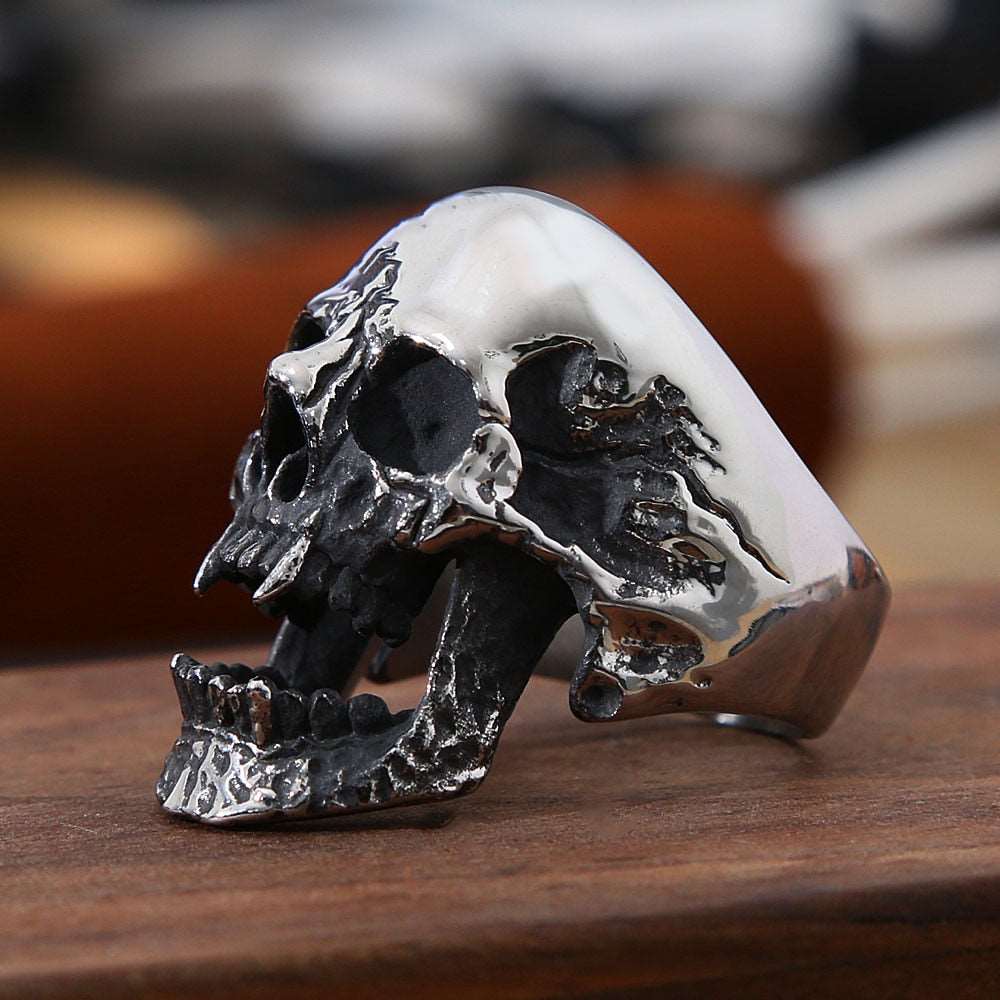 Cadmus Vampire Skull Ring | Morbid Rags