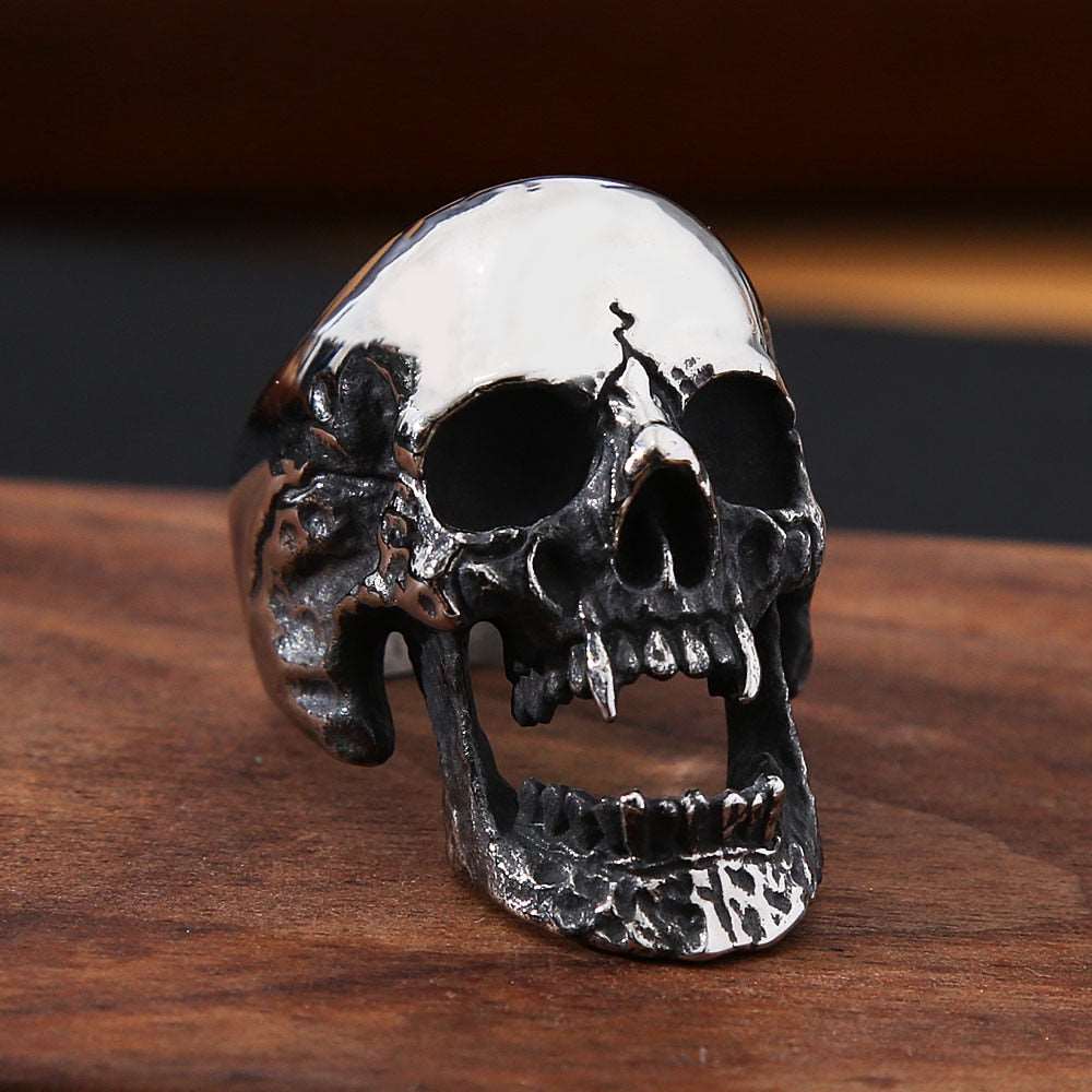 Cadmus Vampire Skull Ring | Morbid Rags