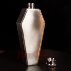 Coffin Flask Silver Body and Lid