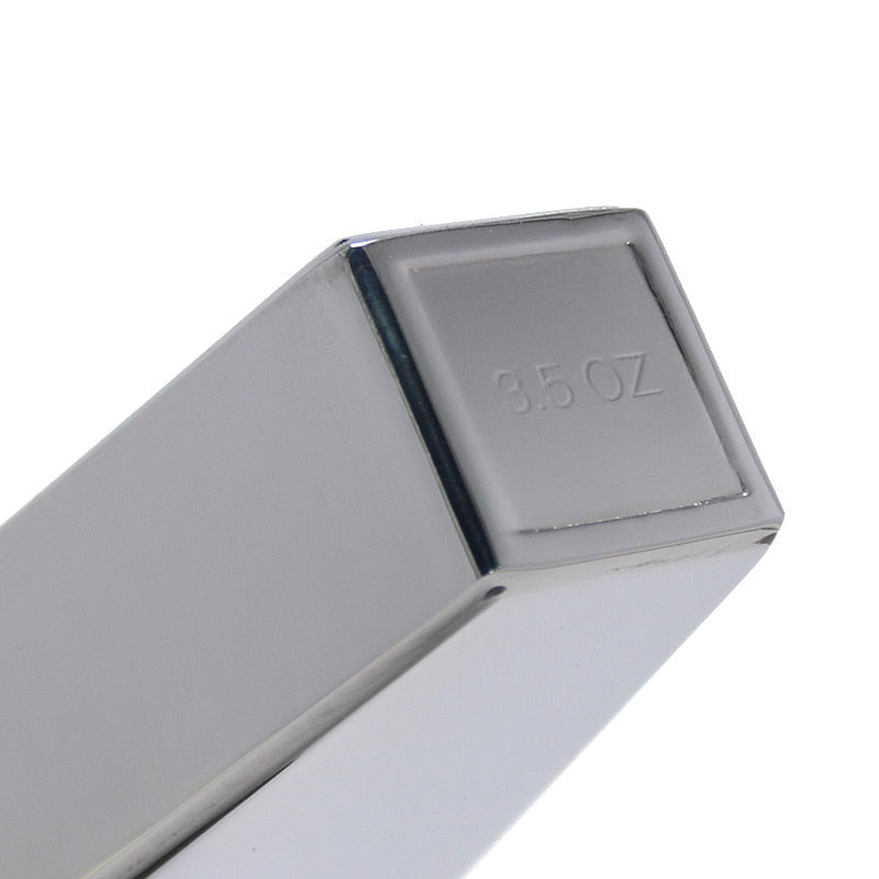 Coffin Flask Silver Bottom