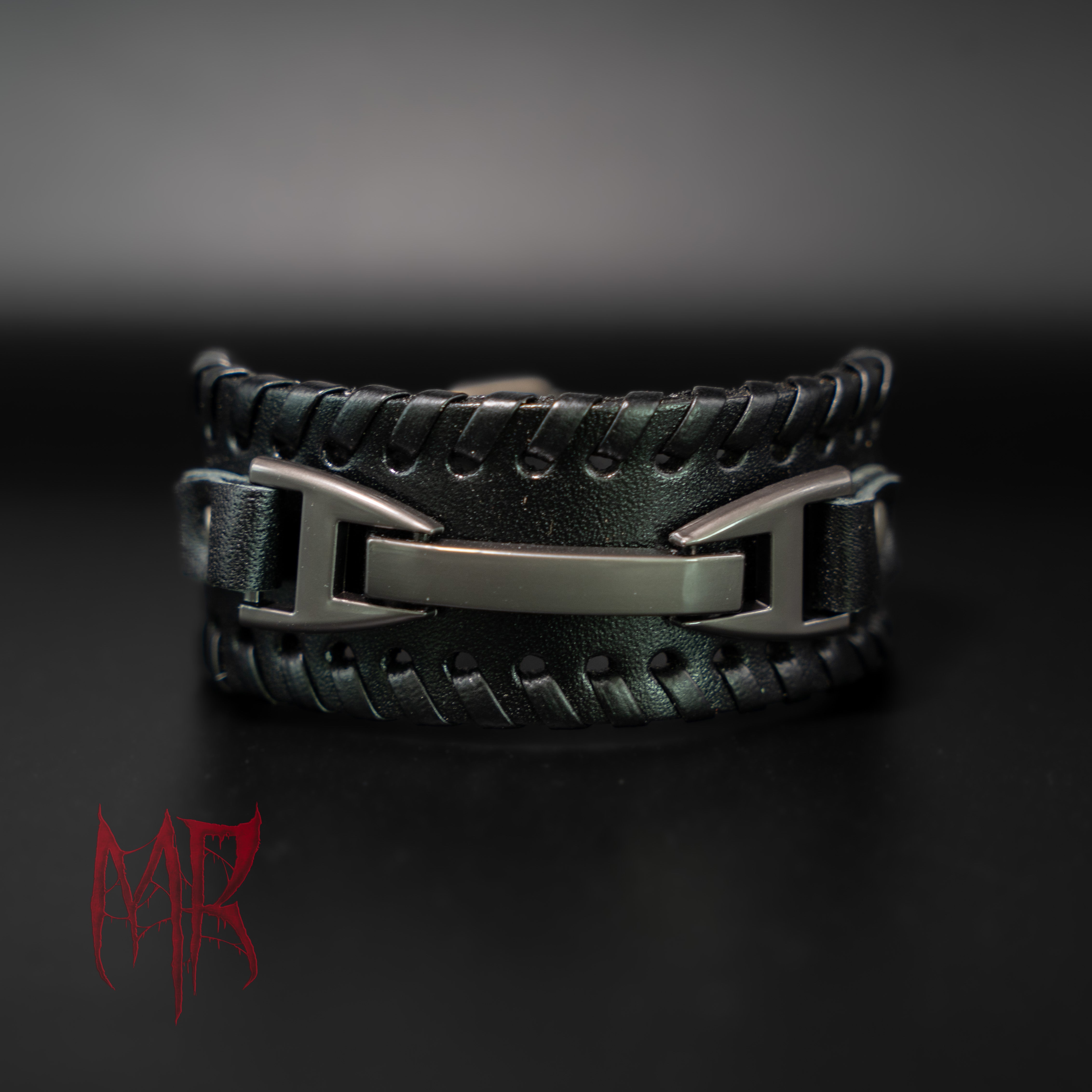 Corbin Leather Bracelet Front