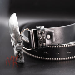 Skull Buckle & Belt Combo
