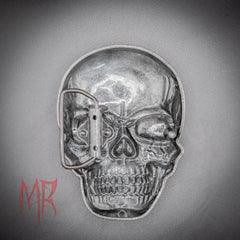 Skull Buckle & Belt Combo