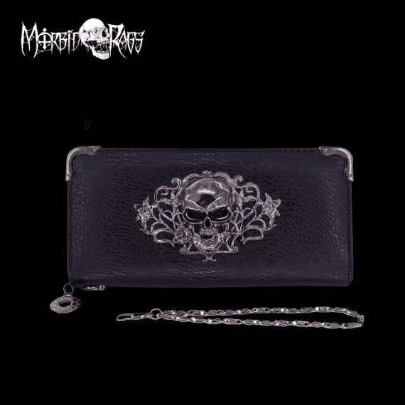 Darrow Skull Clutch/Wallet | Morbid Rags | Clutchfront