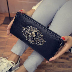 Darrow Skull Clutch/Wallet | Morbid Rags