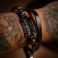 Draven Blade Bracelet Worn on Wrist