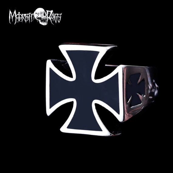 Edwin Iron Cross Ring | Morbid Rags