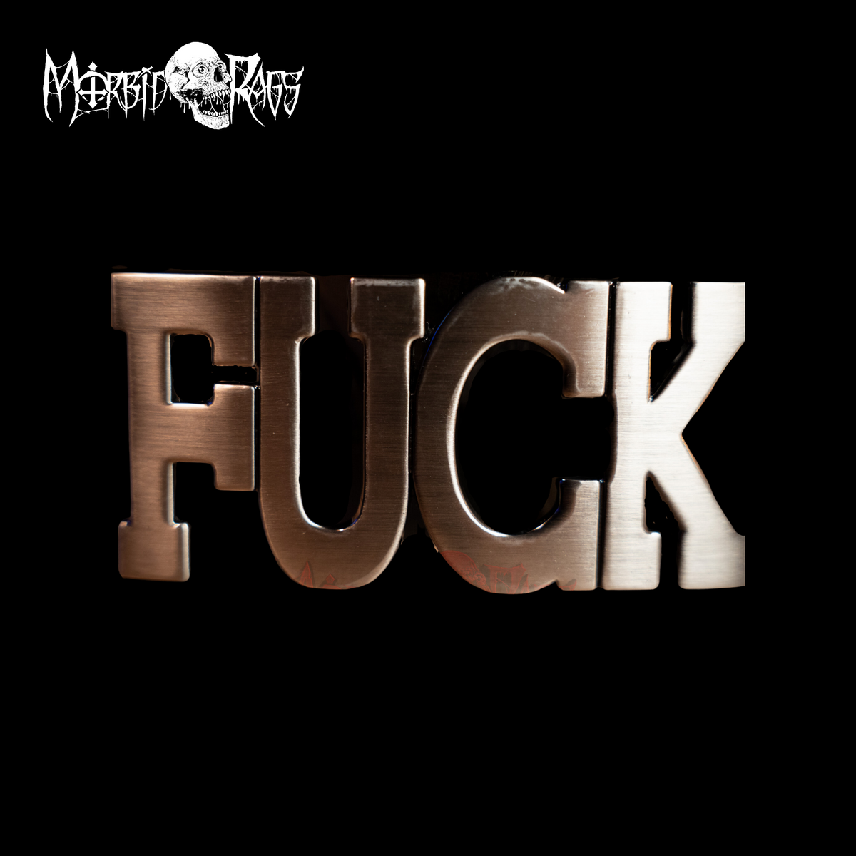 FUCK Belt Buckle Front