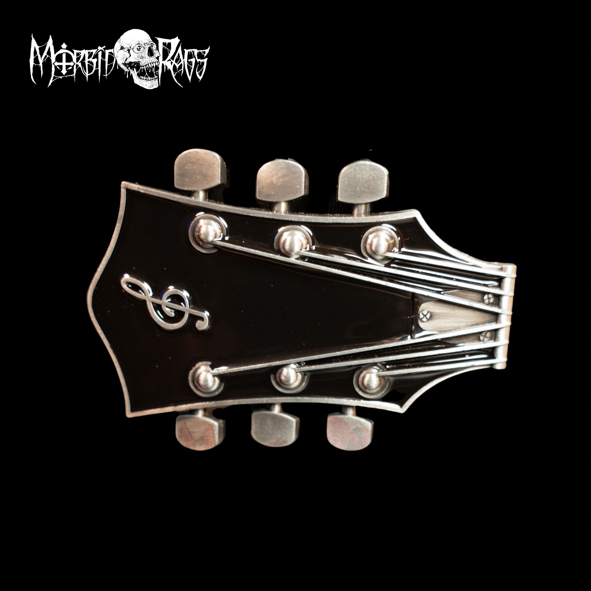 Guitar Belt Buckle Front