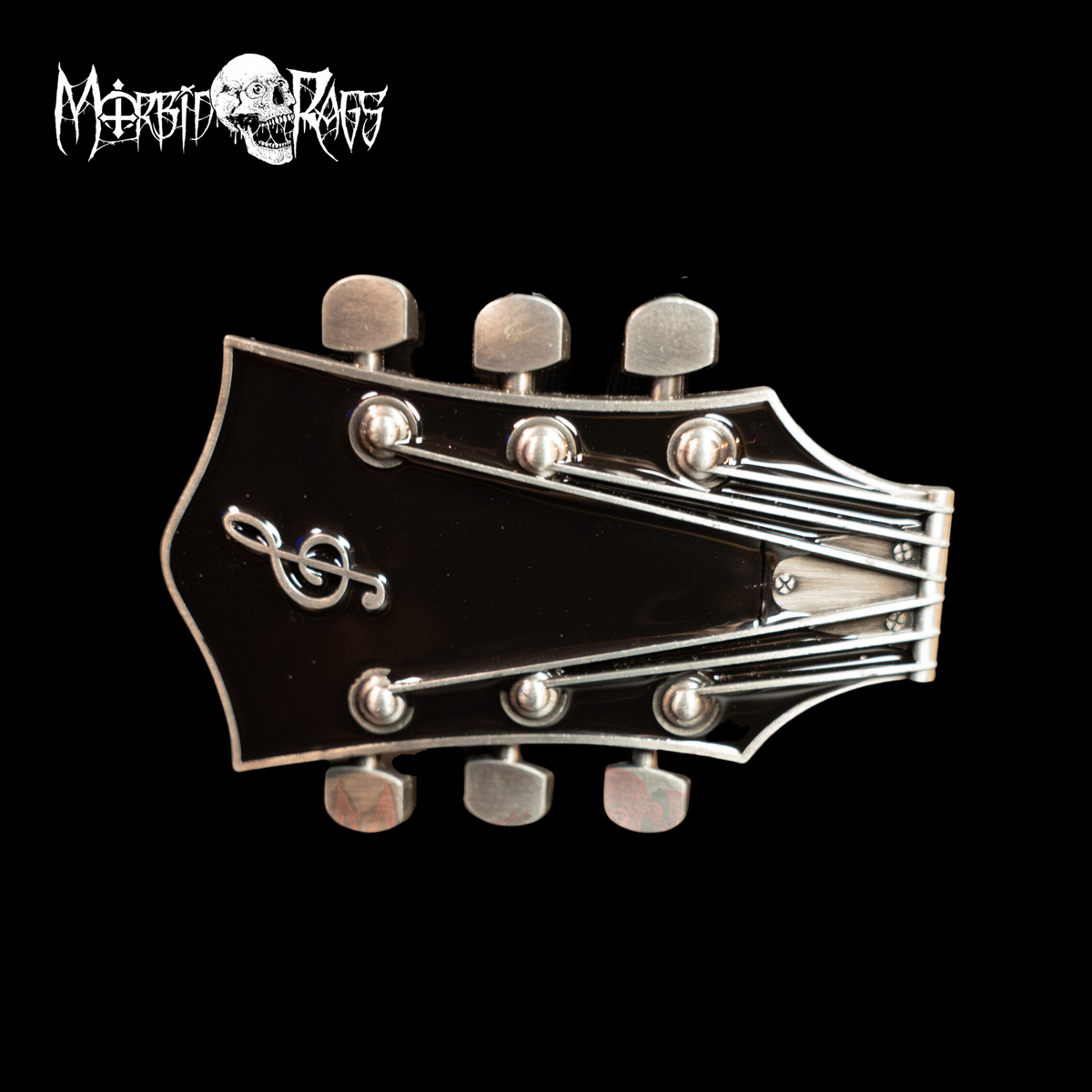 Guitar Belt Buckle Front