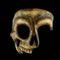 Handcrafted Genuine Leather Skull Phantom of the Opera Style Mask