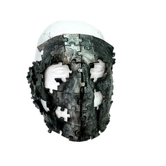 Handmade Genuine Leather  Puzzle Mask
