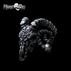 Inigo Goat Skull Ring | Morbid Rags