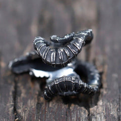 Inigo Goat Skull Ring | Morbid Rags