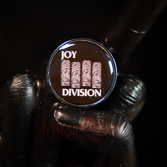 Joy Division Lines Logo Pin Front
