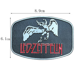 Led Zeppelin Belt Buckle Measurement