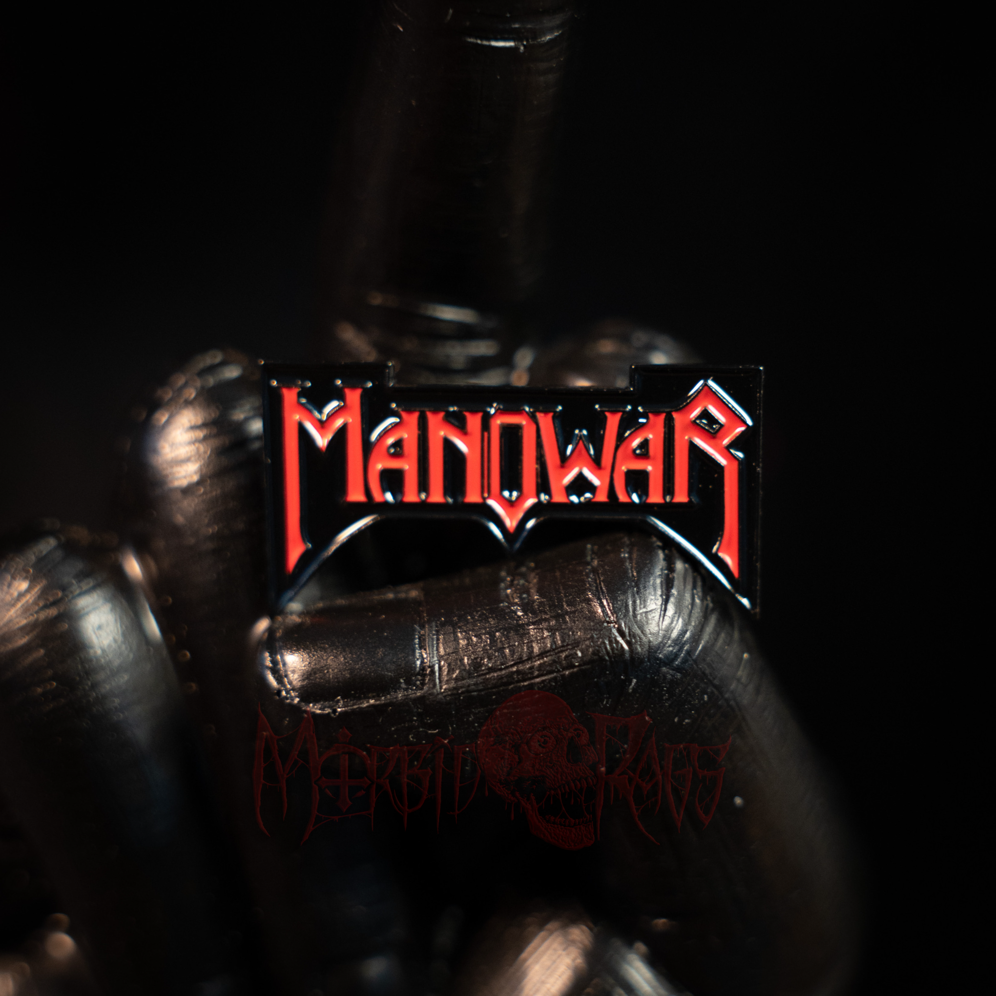 Manowar Red Pin Front