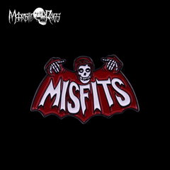 Misfits Red Bat Pin Macro