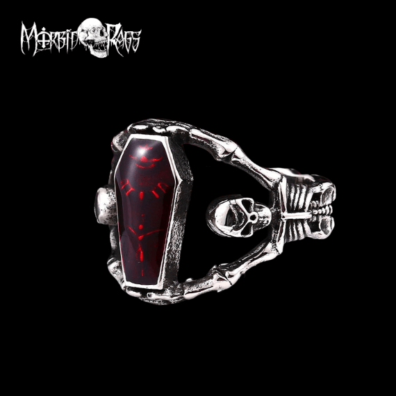 Mortimer Coffin Ring - Morbid Rags