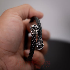 Noctis Skull Bracelet Front 2