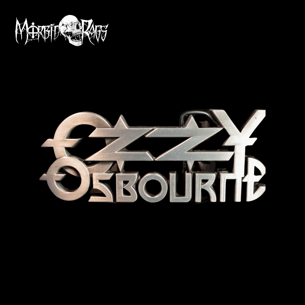 Ozzy Osbourne Belt Buckle Front