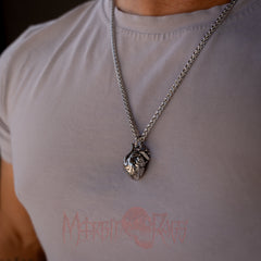 Poe Sacred Heart Necklace Side 2