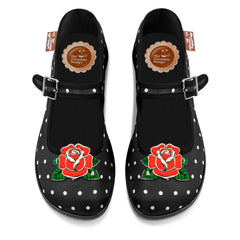 Chocolaticas® Rockabilly Women's Mary Jane Flat