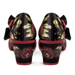 Chocolaticas® Mid Heels Rose Of Life Women's Mary Jane Pump