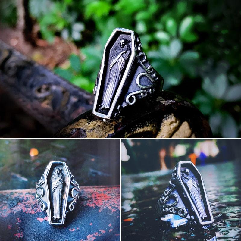 Roland Coffin Ring All Angles - Morbid Rags