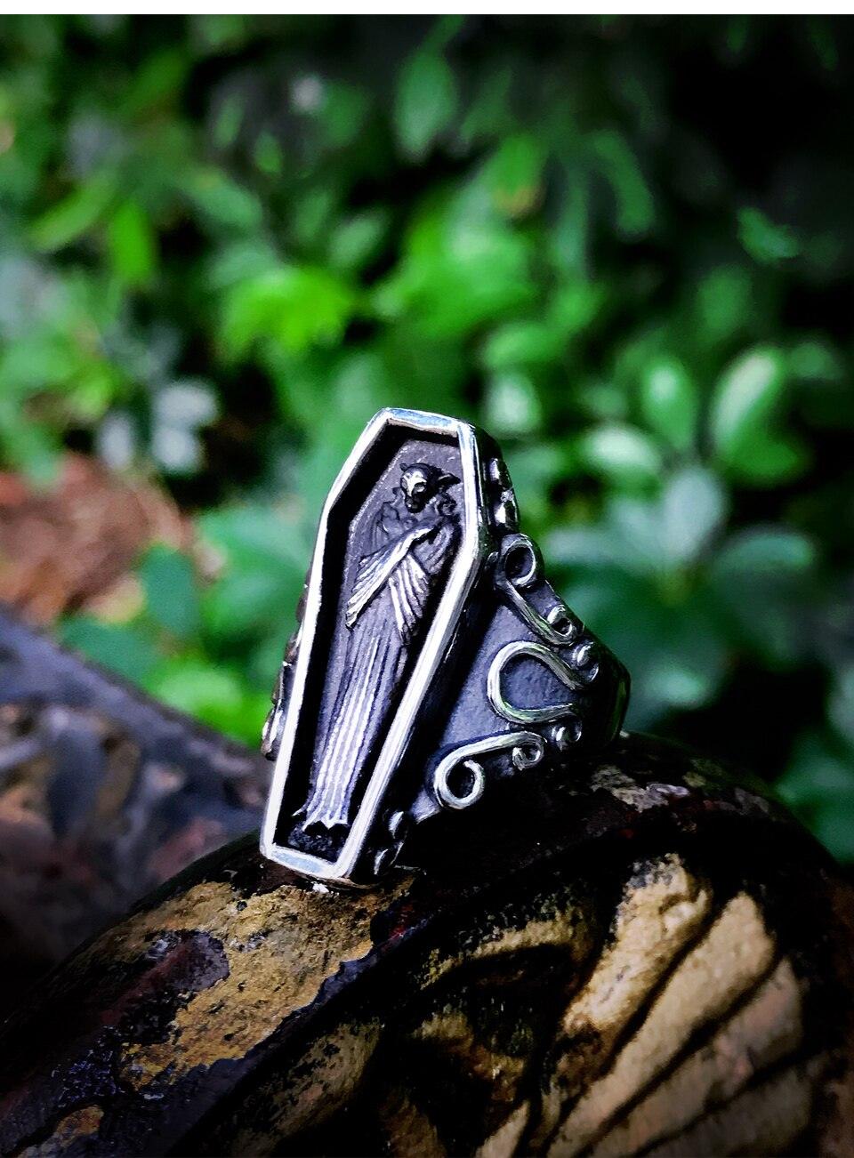 Roland Coffin Ring Front - Morbid Rags