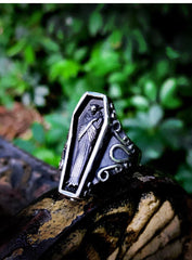 Roland Coffin Ring Front - Morbid Rags