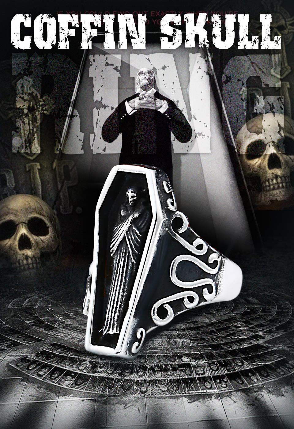 Roland Coffin Ring - Morbid Rags