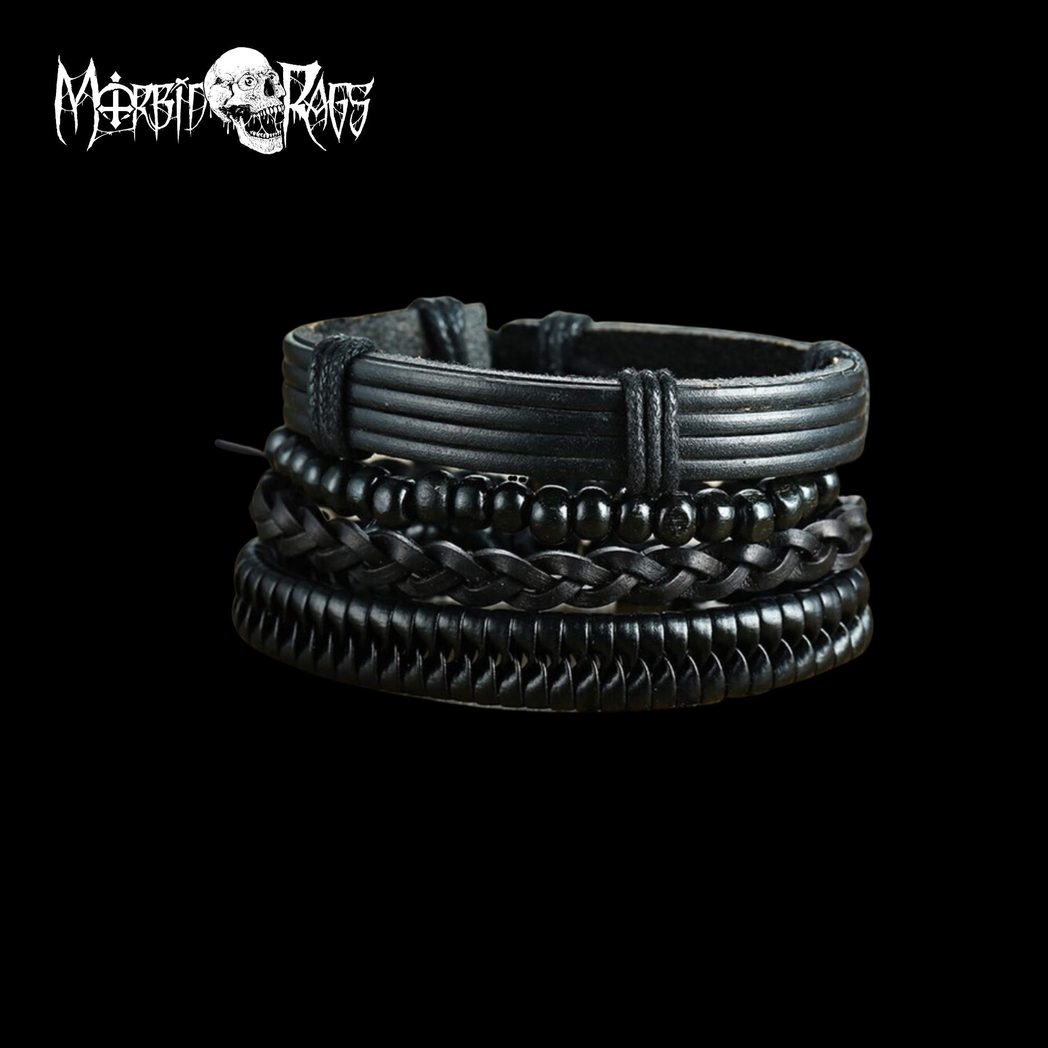 Rune Leather Bracelet