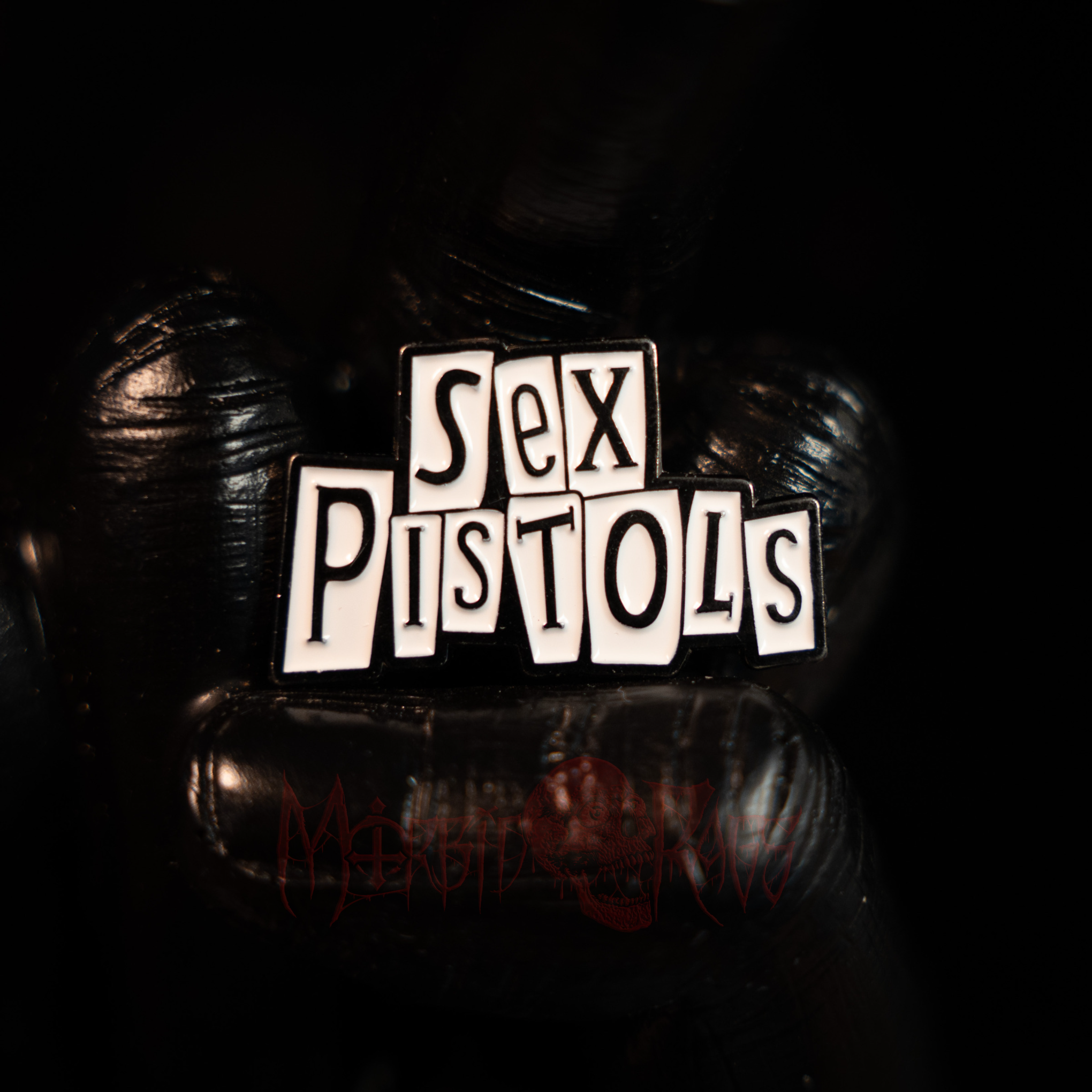 Sex Pistols White Pin Front