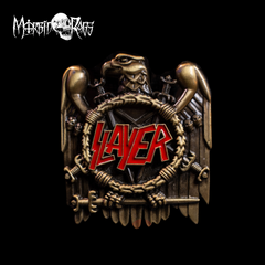 Slayer Belt Buckle Front
