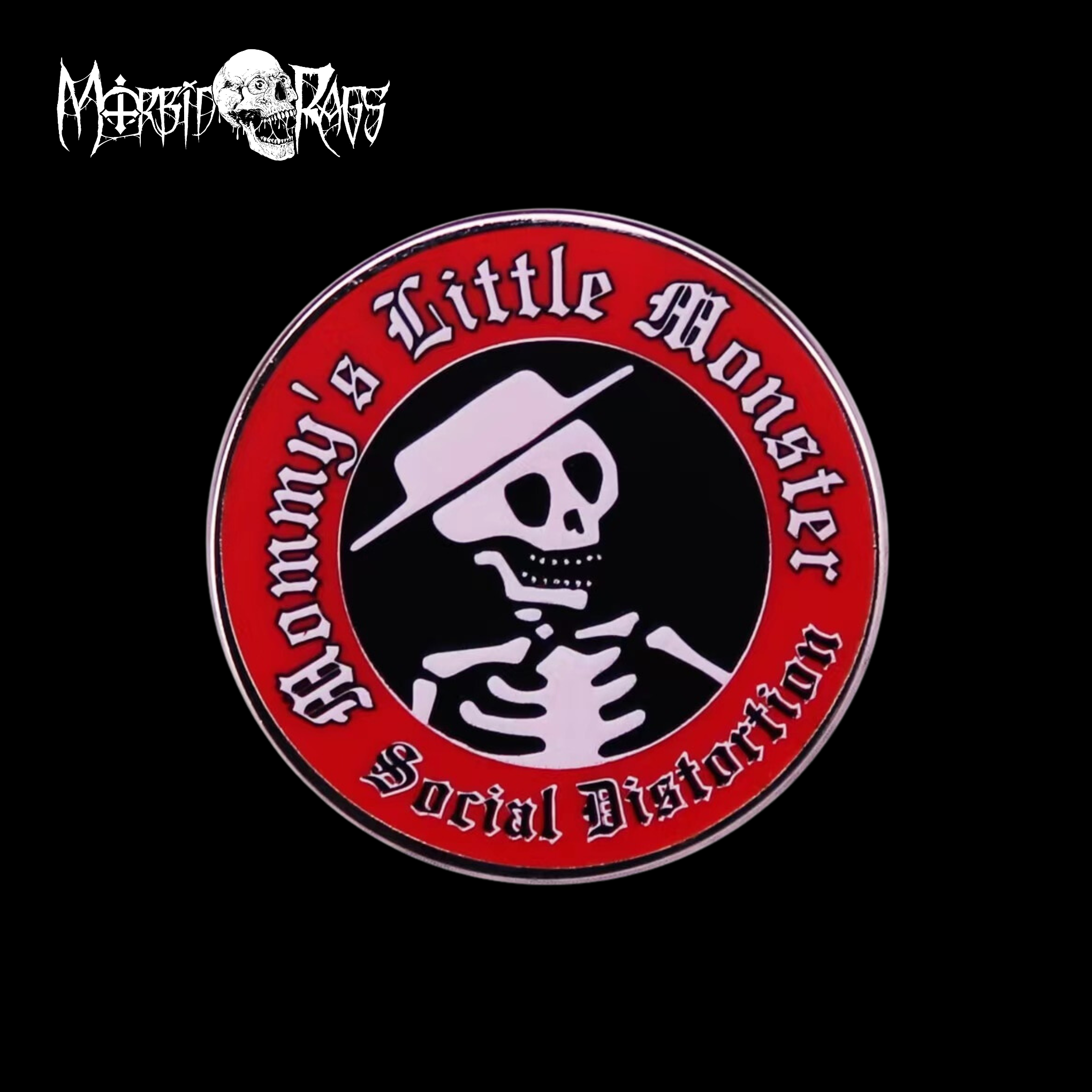 Social Distortion Logo Pin – Morbid Rags