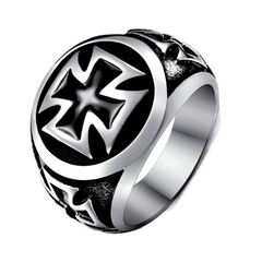 Soren Iron Cross Ring - Morbid Rags