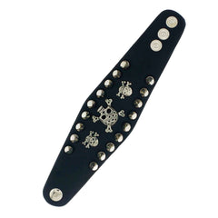 Studs and Skull Bracelet Macro