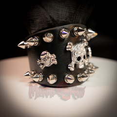Studs and Skull Bracelet Side