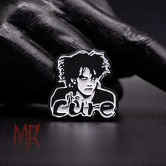 The Cure Face Pin Front