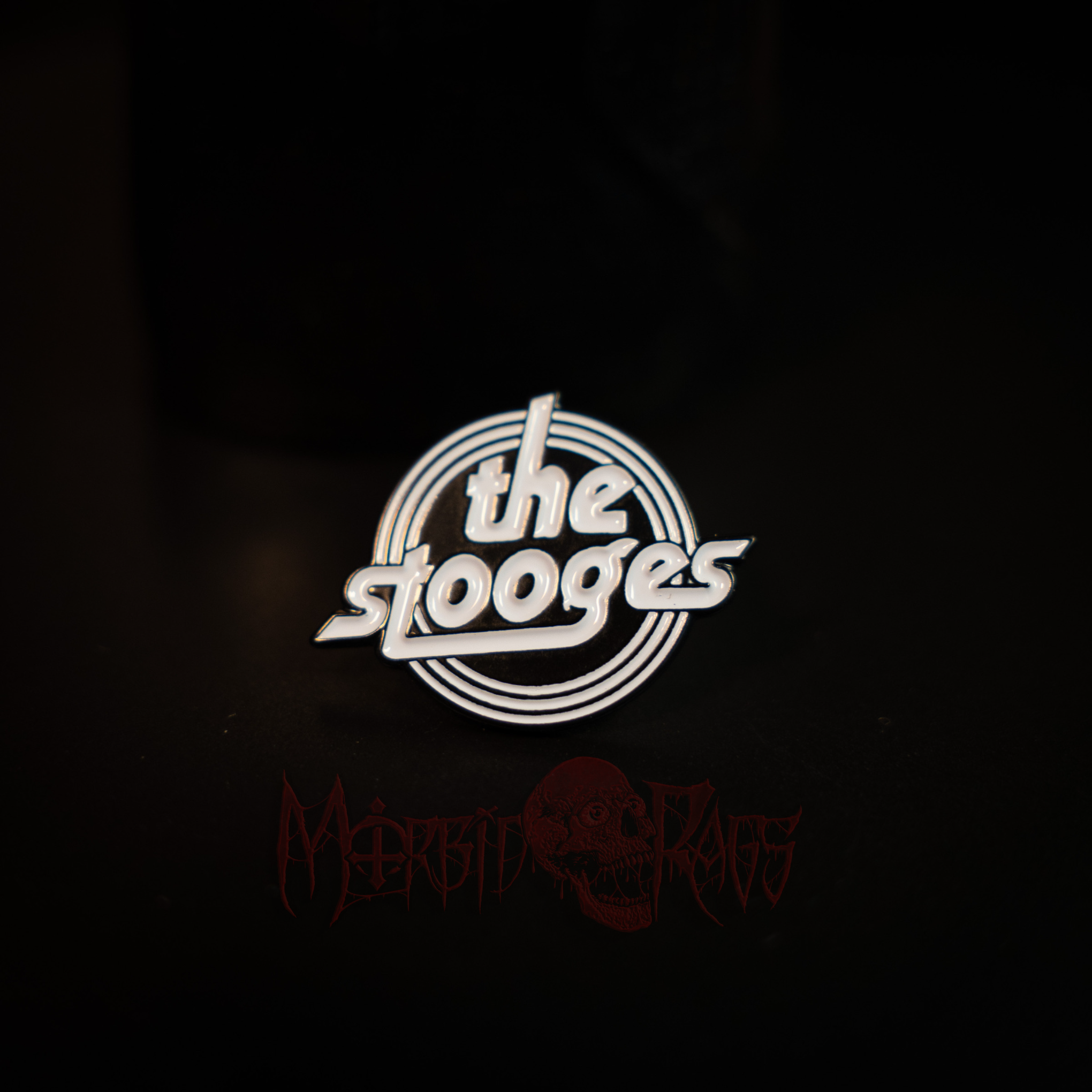 The Stooges Logo Pin Macro
